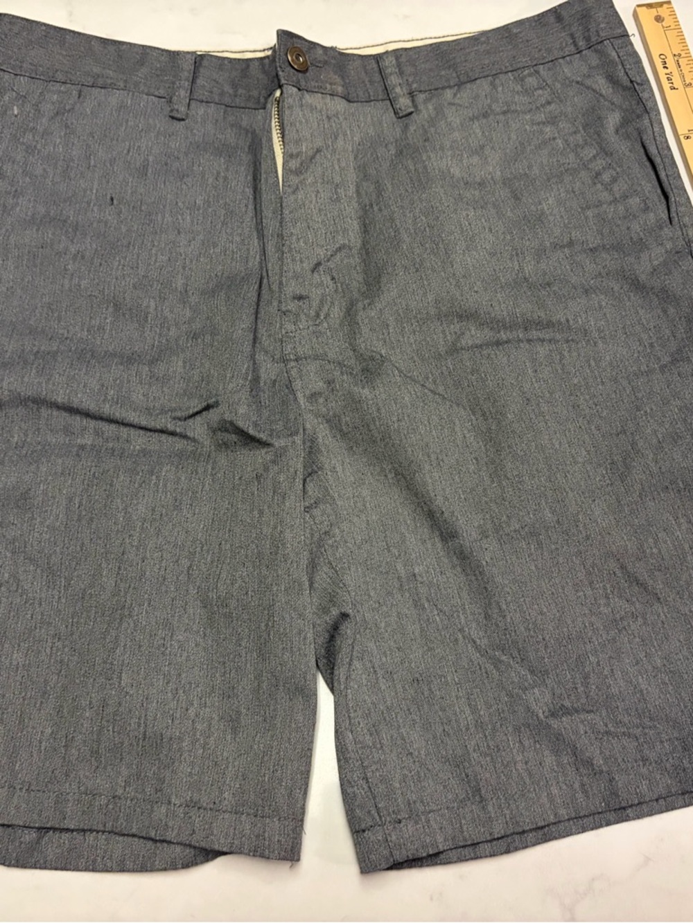 A-010 Men's Grey Casual Shorts - Classic Lightweight Summer Short